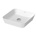 Накладная раковина Duravit Cape Cod квадратная 43 см без отверстия белая (2340430000) - миниатюра фото 1