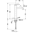 Смеситель для раковины Duravit C.1, высокий (262 мм), цвет хром (C11030002010) - миниатюра фото 2