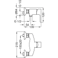 Смеситель для душа Cezares Dolce DOLCE-DM-01-Cr хром - миниатюра фото 2