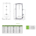 Бойлер косвенного нагрева Drazice OKCE 160 S/2.2kW - миниатюра фото 5