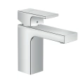 Смеситель для раковины Hansgrohe Vernis Shape 100 хром с донным клапаном (71568000) - миниатюра фото 1