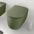 Унитаз подвесной безободковый Kerasan Nolita 55x35 см, цвет Verde (531411) - миниатюра фото 1