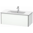 База под раковину Duravit XSquare 1010×478×400 мм с выдвижным ящиком, белая матовая (XS407301818) - миниатюра фото 1