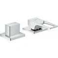 Смеситель Hansgrohe Metropol для борта ванны с 2 отводами, хром (74548000) - миниатюра фото 1
