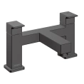 Смеситель для ванны Hansgrohe Vernis Shape накладной матовый черный (71452670) - миниатюра фото 1
