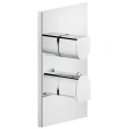 GESSI Rilievo термостатический смеситель для душа на 3 выхода, хром (59136#031) - миниатюра фото 1
