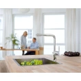 Смеситель Grohe Minta 32322000 для кухни с выдвижным изливом и экономией воды - миниатюра фото 2
