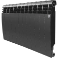 Радиатор биметаллический Royal Thermo BiLiner Noir Sable 500 12 секций-черный - миниатюра фото 1