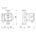 Циркуляционный насос Grundfos UPS 25-120 180 - миниатюра фото 3
