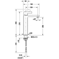 Смеситель для раковины Duravit D-Neo на 1 отверстие, без донного клапана, хром (DE1030002010) - миниатюра фото 2