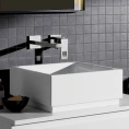 Смеситель Grohe Eurocube 19895000 для раковины с кубическим дизайном и технологией SilkMove - миниатюра фото 7