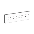 Форсунка боковая прямоугольная Gessi Rettangolo, хром (32975#031) - миниатюра фото 1
