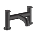 Смеситель Hansgrohe Vernis Blend для ванны на два отверстия, матовый черный (71442670) - миниатюра фото 1