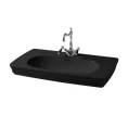 Раковина подвесная Artceram Civitas 90x49.5 см, черный глянец (CIL002 03 00 nero *1) - миниатюра фото 1