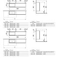 Тумба под раковину Laufen Kartell 120 см сланцево-серая (1 дверца, 2 створки) (4.0829.1.033.642.1) - миниатюра фото 2