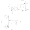 Смеситель для ванны Rossinka W35-31 с душем - миниатюра фото 2