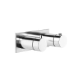 Встраиваемый термостат для душа Gessi Ingranaggio с 3 выходами, хром (63336#031) - миниатюра фото 1
