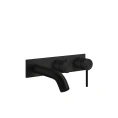 Стильный встраиваемый смеситель GESSI 316 на две зоны, цвет Black XL (54136#299) - миниатюра фото 1