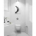 Кнопка смыва Creavit Power GP5001.02 бело-черная - миниатюра фото 2