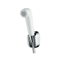 Гигиенический душ Hansgrohe 1jet — шланг 1,25 м с настенным держателем, белый/хром (32127000) - миниатюра фото 1