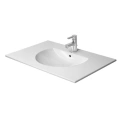 Раковина Duravit Darling New для мебели с переливом и 3 отверстиями под смеситель 830x545 мм белого цвета (499830030) - миниатюра фото 1