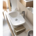 Раковина Duravit DuraStyle 600x380 мм без перелива, шлифованная, белая (349600000) - миниатюра фото 2