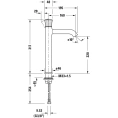 Смеситель для раковины Duravit White Tulip на одно отверстие, хром (WT1040002010) - миниатюра фото 2