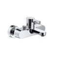 Смеситель для ванны Hansgrohe Metris S настенный с вакуумным переключателем (31460000) - миниатюра фото 1