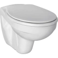 Комплект для подвесного унитаза Ideal Standard: инсталляция 4-в-1, чаша и сиденье с хромированными петлями - миниатюра фото 3