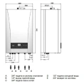 Котел газовый настенный Baxi ECO NOVA 10F - миниатюра фото 5