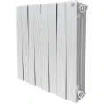 Радиатор биметаллический Royal Thermo Piano Forte 500 bianco traffico 8 секций-белый - миниатюра фото 1