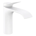 Смеситель для раковины HANSGROHE VIVENIS однорычажный с донным клапаном, белый матовый (75020700) - миниатюра фото 1