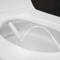 Подвесной унитаз Geberit AquaClean Tuma Comfort с панелью из белого стекла - миниатюра фото 5