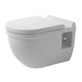 Подвесной унитаз Duravit Starck 3 Comfort с вертикальным смывом (2215090000) - миниатюра фото 1