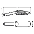 Ручной душ для собак Hansgrohe 150 3jet — черный матовый (26640670) - миниатюра фото 2