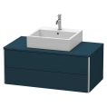 Подвесная тумба Duravit XSquare 1000 мм с двумя выдвижными ящиками, цвет темно-синий шелковисто-матовый (XS491109898) - миниатюра фото 1