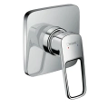 Встраиваемый смеситель для душа Hansgrohe Logis Loop с компактной розеткой, хром (71612000) - миниатюра фото 1