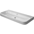 Раковина Duravit Happy D2 для мебели, 1200x505 мм, белая, с переливом и хромированным сифоном (2318120060) - миниатюра фото 1