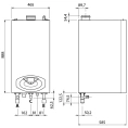 Газовый конденсационный настенный котел Ariston Genus Premium EVO HP 100KW EU - миниатюра фото 4