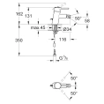 Смеситель для биде Grohe Concetto 32209001 - миниатюра фото 2