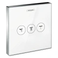 Переключатель потоков Hansgrohe ShowerSelect 15736400 белый, 3 позиции - миниатюра фото 1