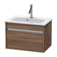 База под раковину Duravit Ketho с выдвижным ящиком 410x600x385, цвет натуральный орех (KT642207979) - миниатюра фото 1