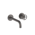 Встраиваемый смеситель для раковины Fantini Fontane Bianche на 2 отверстия, цвет Matt Gun Metal PVD (47 P5 P110B) - миниатюра фото 1