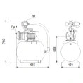 Насосная станция Grundfos CMB 3-37 бак 60 литров - миниатюра фото 3