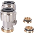 Узел нижнего подключения радиатора 3/4 НР x 3/4 НГ, прямой Multiflex F Oventrop - миниатюра фото 6