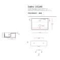 Раковина накладная Artceram Scalino 38×27 см белая (SCL005 01 00) - миниатюра фото 2