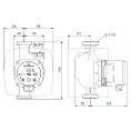 Циркуляционный насос Grundfos ALPHA3 25-60 A - миниатюра фото 3