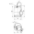 Дренажный насос Grundfos Unilift KP 350-M1 - миниатюра фото 4