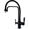 Кухонный смеситель Zorg ZR 342-6 YF Black - миниатюра фото 1