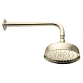 Верхний душ Nicolazzi 200 мм с держателем в цвете Polished Nickel (5702NL20) - миниатюра фото 1